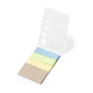 Zestaw do notatek, karteczki samoprzylepne, papier z nasionami - V1096-00