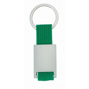Brelok do kluczy z metalową plakietką - V4790/A-06