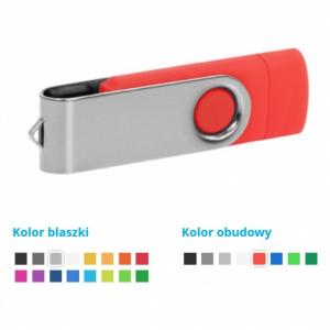 Pendrive pamięć USB OTG 16GB z grawerem logo