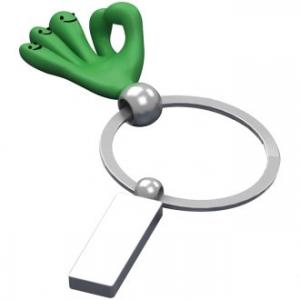 Brelok metalowy z rączką CrisMa Smile Hand 9342509