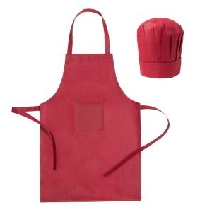 Zestaw kucharza, fartuch kuchenny i czapka kucharska, rozmiar dziecięcy - V9542-05