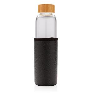 Szklana butelka sportowa 550 ml w pokrowcu - P436.291