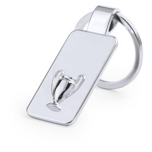 Prostokątny brelok do kluczy z motywem sportowym - V8959-32A