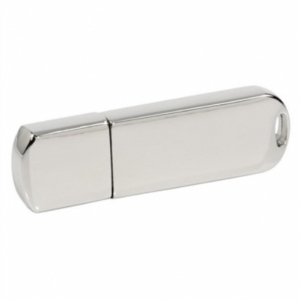 Pendrive pamięć USB 16GB chrom z grawerem logo