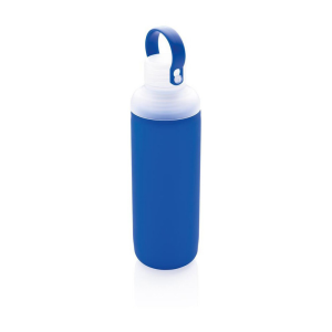 Szklana butelka sportowa 500 ml, w pokrowcu - P436.655