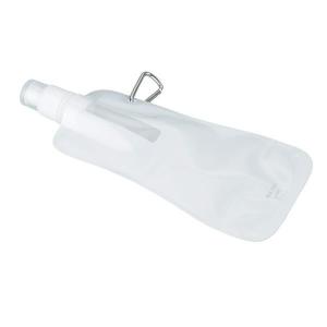 Składany bidon Extra Flat 480 ml, biały