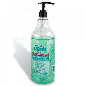 Żel antybakteryjny 1l Septicol z pompką SG930410