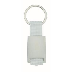 Brelok do kluczy z metalową plakietką - V4790/A-02