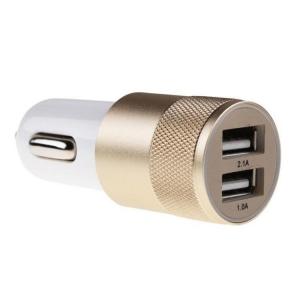 Metalowa ładowarka samochodowa x2 USB IMMC014198