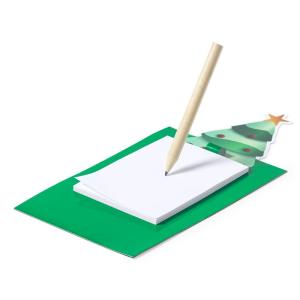 Notatnik z magnesem na lodówkę, ołówek - V0272-06