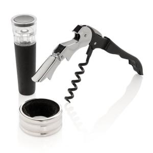 Zestaw akcesoriów do wina Vino Sommelier, 3 el. - P911.072