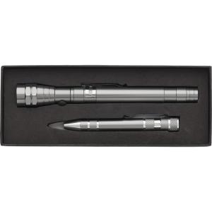 Zestaw narzędzi, śrubokręt (8 el.), teleskopowa latarka 3 LED - V8763-19