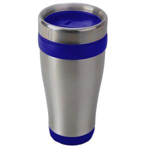 Kubek izotermiczny Boden 430 ml, niebieski/srebrny - druga jakość