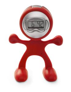 Zegar na biurko, klip do notatek - V3179-05