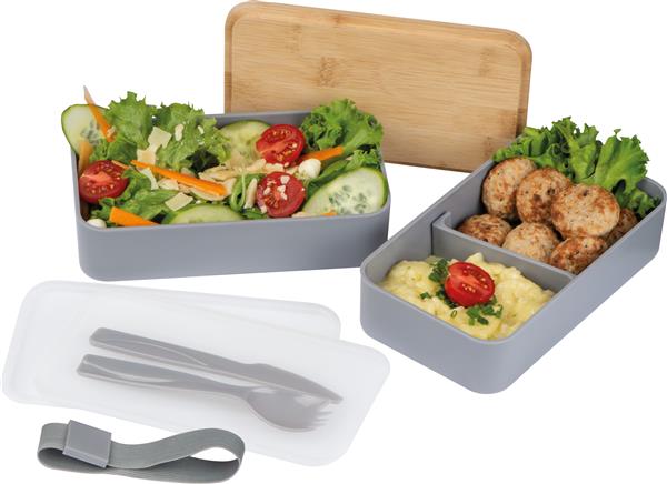 Pudełko na lunch z dwiema przegródkami-1843174
