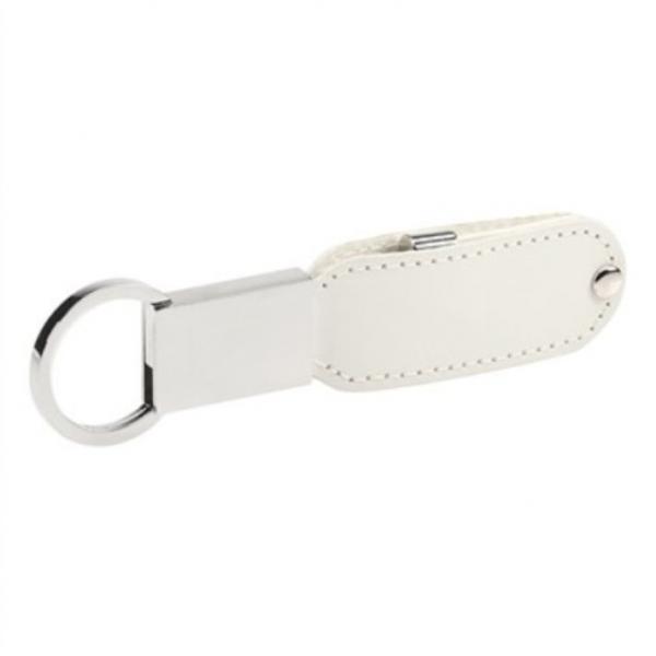 Pendrive pamięć USB 8GB z grawerem obrotowy skórzany