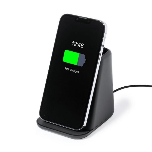 Ładowarka bezprzewodowa 5W-15W, 2 wyjścia USB, pojemnik na przybory do pisania, stojak na telefon - V1113-03-1467665