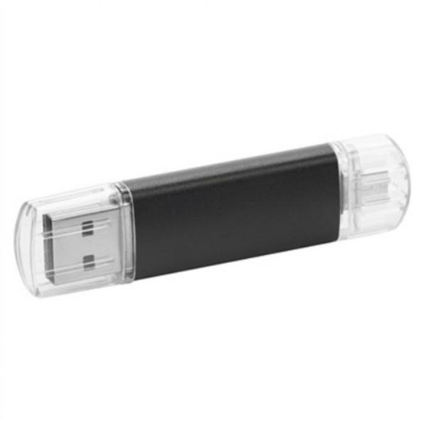 Pendrive pamięć USB mobilna OTG 16GB z grawerem logo