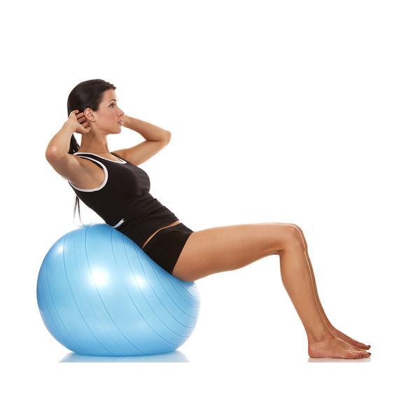 Piłka do ćwiczeń Fitball, niebieski-1639544