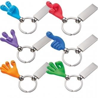 Brelok metalowy z rączką CrisMa Smile Hand-1189442