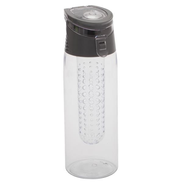Bidon Frutello 700 ml, szary/transparentny-1635910