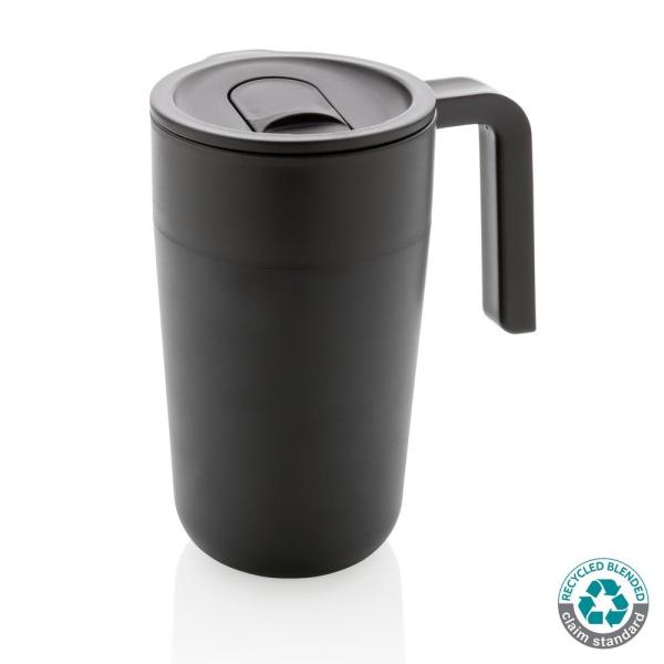 Kubek podróżny 480 ml, PP z recyklingu - P433.231-1405654