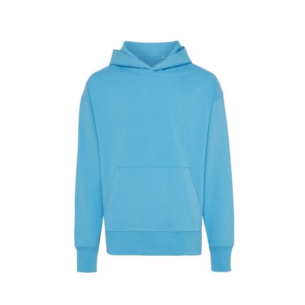 Luźna bluza z kapturem z bawełny z recyklingu Iqoniq Yoho - T9402.010.L-1464880