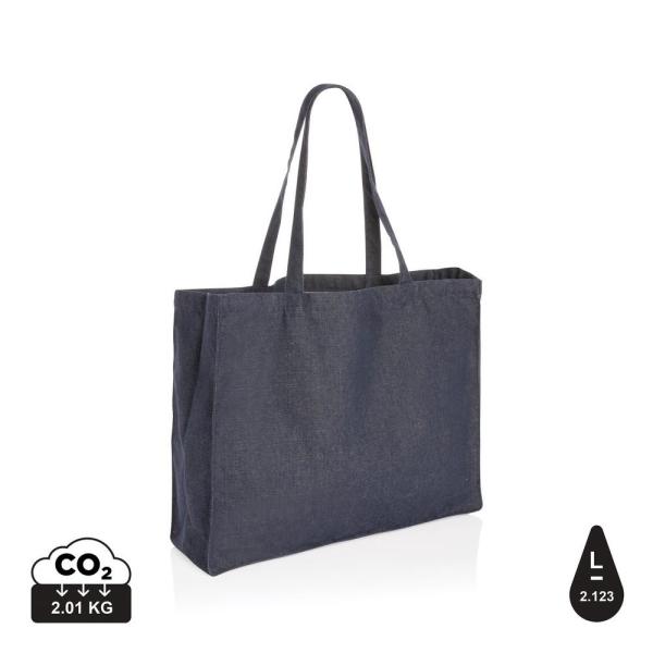 Torba na zakupy Impact AWARE™, dżins z recyklingu - P762.855-1464451