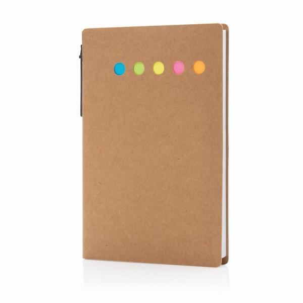 Zestaw do notatek A6, karteczki samoprzylepne, długopis - P774.289-1457461