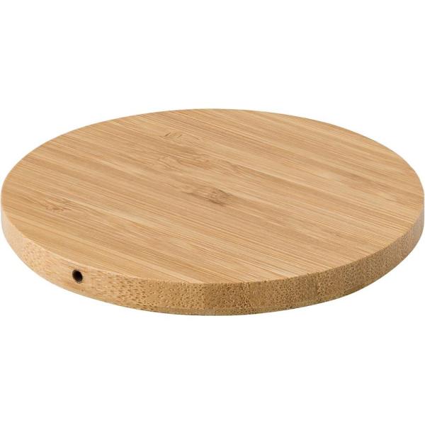 Bambusowa ładowarka bezprzewodowa 5W - V0324-18-1452474