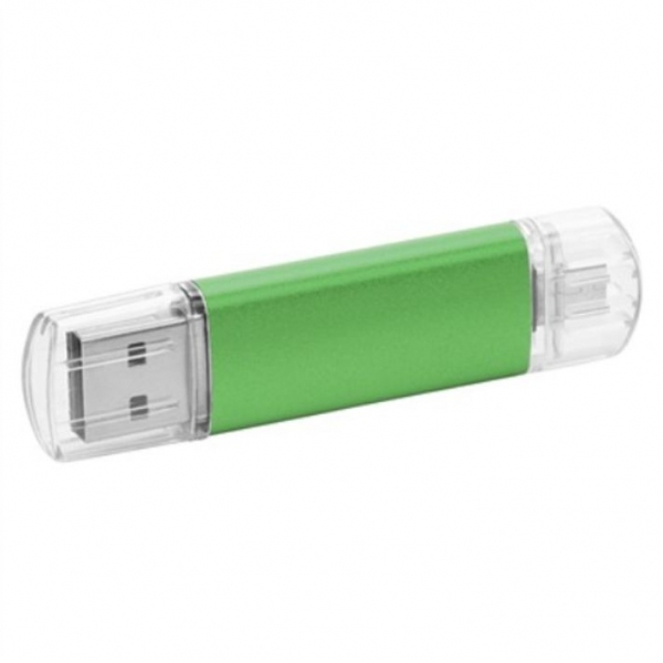 Pendrive pamięć USB mobilna OTG 16GB z grawerem logo