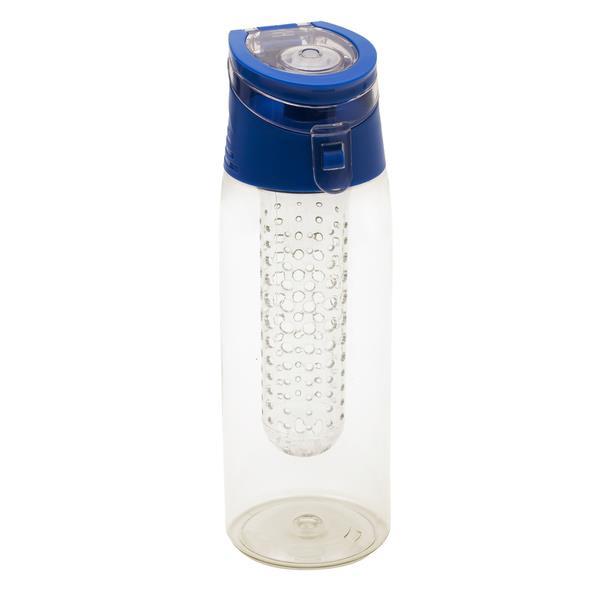 Bidon Frutello 700 ml, niebieski/transparentny-1635920