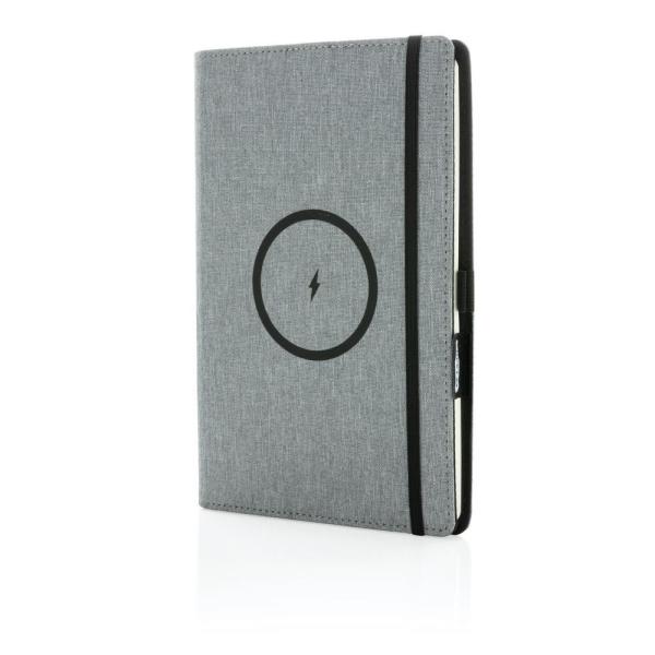 Notatnik A5 rPET, ładowarka bezprzewodowa 5W Air - P774.062-1482684