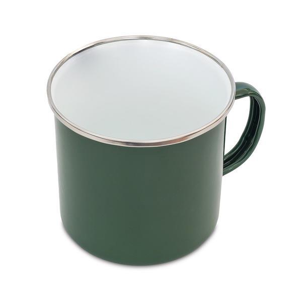 Kubek emaliowany Oldschool 500 ml, zielony-1638242