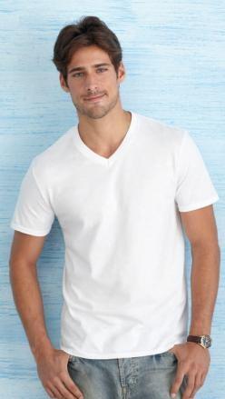 108.09 Męski v-neck Soft Style Gildan 64V00