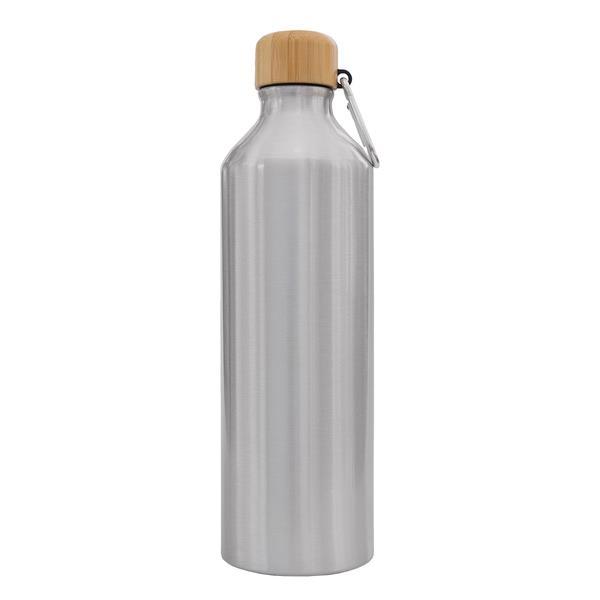 Butelka aluminiowa Luqa 800ml, srebrny-1639656