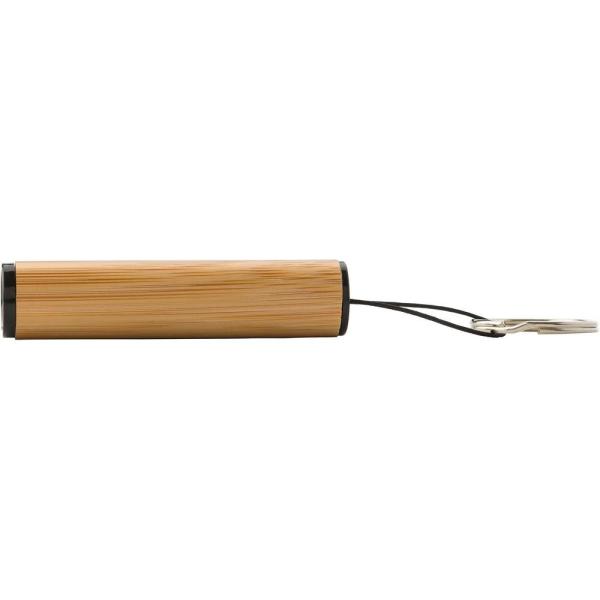 Bambusowa mini latarka, brelok do kluczy - V4896-17-1118224