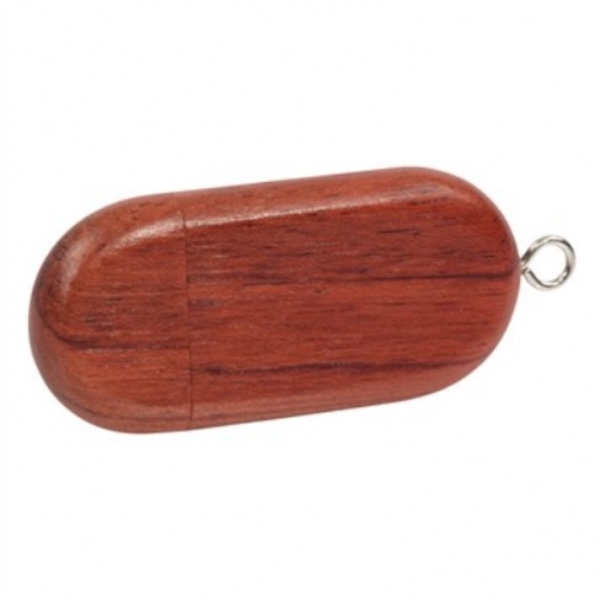 Pamięć USB Eco drewniana magnetyczna 16GB z logo