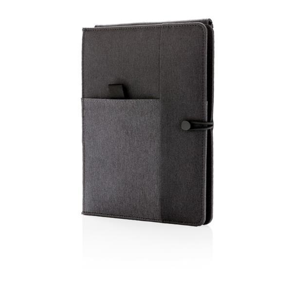 Notatnik A4 Kyoto, bezprzewodowy power bank 4000 mAh - P773.971-1015909