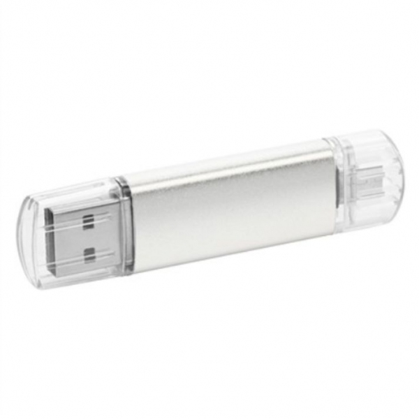 Pendrive pamięć USB mobilna OTG 16GB z grawerem logo