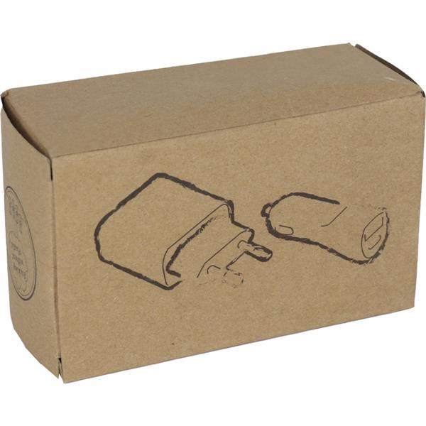 Zestaw ładowarka samochodowa i wtyczka ładująca USB i USB typu C-1557836