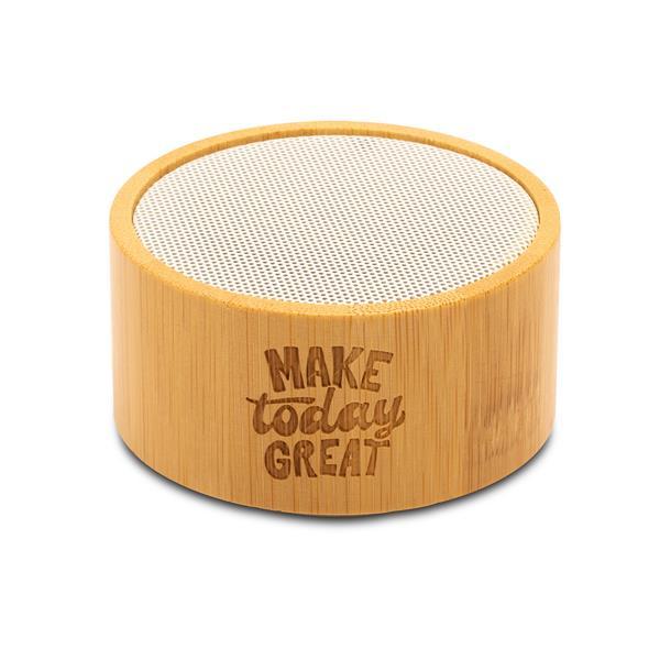 Bambusowy głośnik Bluetooth Soundy, brązowy-1639242