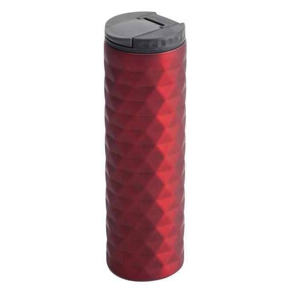Kubek izotermiczny Halifax 450 ml, bordowy-1635700