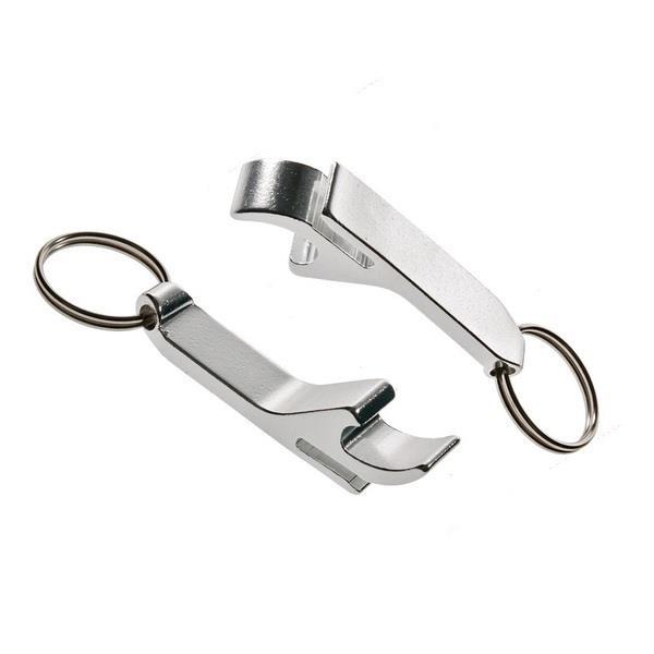 Aluminiowy brelok - otwieracz, srebrny-1634608