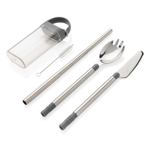 Zestaw sztućców wielokrotnego użytku On-The-Go - P269.542-1453969