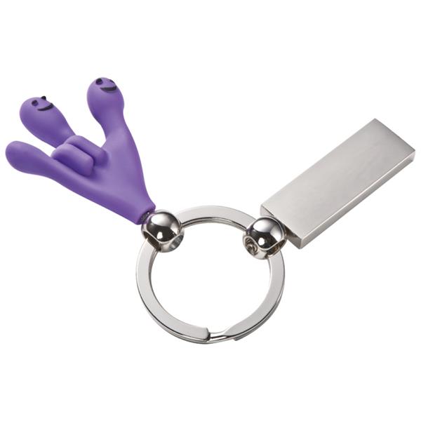 Brelok metalowy z rączką CrisMa Smile Hand-1837528