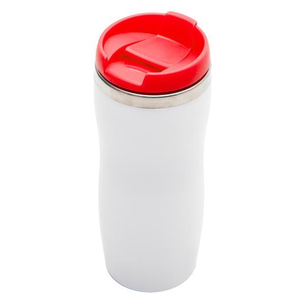 Kubek izotermiczny Askim 350 ml, czerwony-1637096