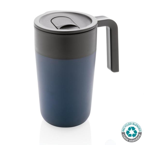 Kubek podróżny 480 ml, PP z recyklingu - P433.235-1433142