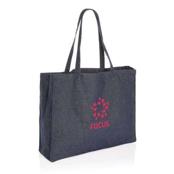 Torba na zakupy Impact AWARE™, dżins z recyklingu - P762.855-1464450