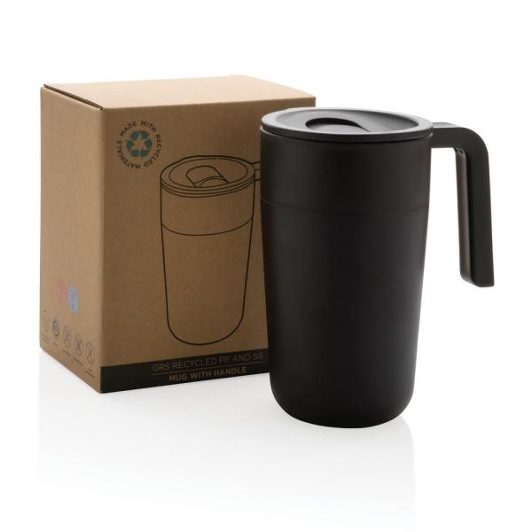 Kubek podróżny 480 ml, PP z recyklingu - P433.231-1405663